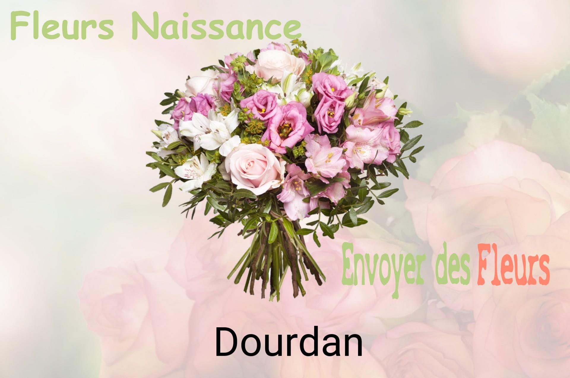 Bouquet de fleurs de naissance livré à Dourdan